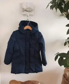 TOMMY HILFIGER ネイビー中綿コート 104