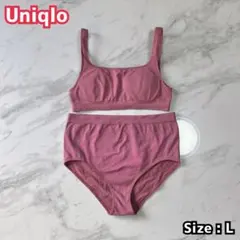 Uniqlo ユニクロ レディース 水着 Lサイズ プラムピンクのサムネイル