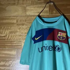 10/11 オーセンティック　バルセロナ　NIKE ユニフォーム　水色　XL