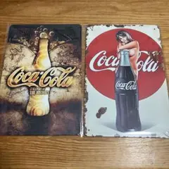 ブリキ看板、Coca-Cola