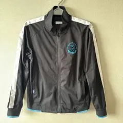 【美品】フィラゴルフ　袖ラインストレッチブルゾン　黒　M