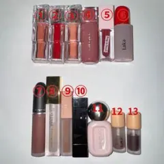 リップグロス＆ティント＆口紅まとめ売り13本