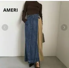 ✨美品✨AMERI アメリ　インディゴデニム切替ペンシルスカート Sのサムネイル