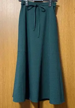 ナチュラルビューティーベーシック　チェックスカート【Mサイズ】