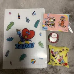 BT21 クリアファイル シール 缶バッジ キーホルダー