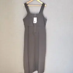 タグ付き、GLACIER グレー サロペット M