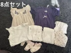 春夏生まれ　新生児　ロンパース肌着7点まとめ売り　おまけ付
