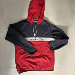 TOMMY HILFIGER GOLF ナイロンジャケット M 赤/ネイビー
