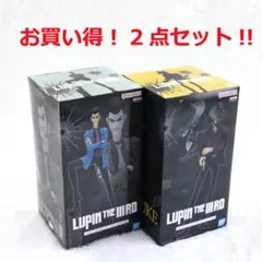 ★新品２点セット★ LUPIN THE ⅢRD ルパン三世、次元大介 フィギュアのサムネイル