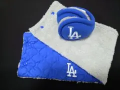 MLB公式ショップ/ドジャース/ネックウォーマー+イヤーマフ　【新品・未使用】