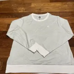 FJ レディース Lサイズ 長袖シャツ　ライトグレー