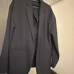 セットアップ　ダークグレー　ナノユニバース　美品