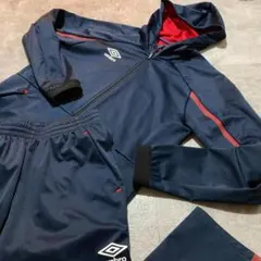 美品【umbro】アンブロ 防風 ボンディング セットアップ 上下セット