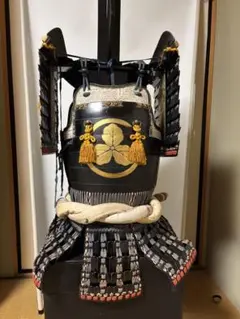 希少です！『薩摩丸武工房製』新品同様・美品【現代甲冑 等身大】黒胴世具足一式 O-065-1】○濃紺糸威黒桶側二枚胴具足 | 甲冑工房丸武