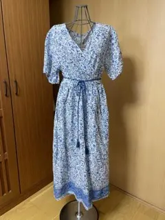 【新品未使用⭐︎タグ付き】ロデオクラウンズ　ラップワンピース　ガウンワンピース