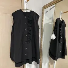 パールボタン　トップス