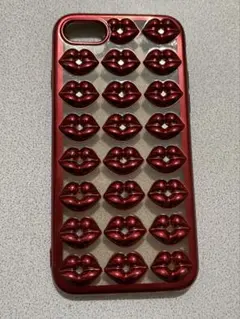 リップ柄 iPhone ケース