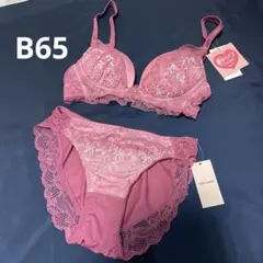 B65/M チュチュアンナ　運命のブラ　ノンワイヤー　ブラショーツ　ピンク