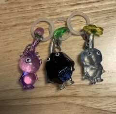 ピクミン めじるしアクセサリー2 紫ピクミン　岩ピクミン　氷ピクミン