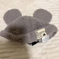 東京ディズニーリゾート ミッキー 耳 帽子 グレー