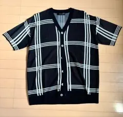ASCLO Big Check Short Sleeve Cardiganのサムネイル