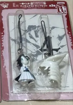 BLEACH 一番くじ フィギュアストラップ ウルキオラ バッジ カード 特典