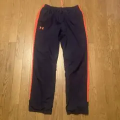 Under Armour XL ジャージパンツ ネイビー/オレンジ