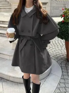 GRL 2way ケープ コート