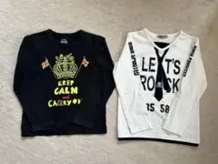 ロングTシャツ　長袖　2枚　男の子　ブランシェス　しまむら　キッズ　130