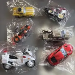 ミニカー 5台セット 赤 青 白 黄色スポーツカー - メルカリ