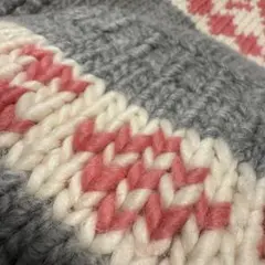 j.crew アルパカ ウール ニット ベスト グレー フェアアイル柄 カウチン