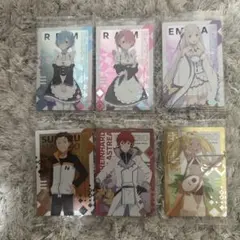 Re:ゼロから始める異世界生活 キャラクターカード 6枚セット