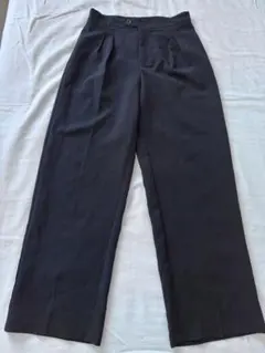レディース ブラック スラックス パンツ