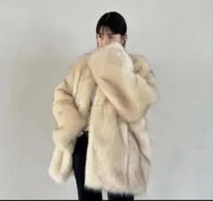 【CLANE】NO COLLAR VOLUME ECO FUR COATのサムネイル
