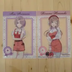 アイマス学園 有村麻央＆姫崎莉波 クリアファイル2枚セット