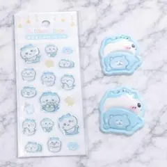 ちいかわ ベビー ミニミニぷっくりシール おしりもっちりシール ハチワレ