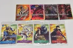 【セブンイレブン】ワンピースカード 4枚セット ルフィ キッド ロー おまけ付き