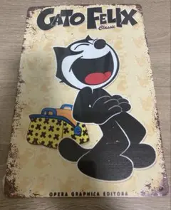 フィリックス・ザ・キャット ブリキ看板 メタルサイン ヴィンテージ アンティーク