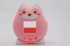 たまごっちパラダイス シリコンケース ソフトカバー ピンク ストラップ付