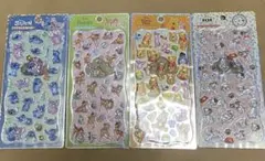 【正規品】 ディズニー プチドロップステッカー 4点セット