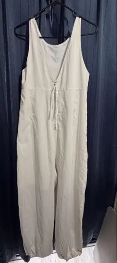 moussy ホワイト サロペット レディース