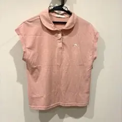A.STUDIO ピンク ポロシャツ 半袖