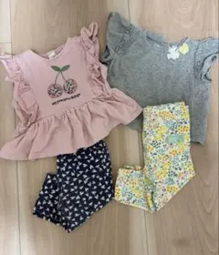 女の子　服　まとめ売り　80 90 レギンス　トップス