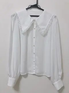 Ank Rouge ブラウス 長袖 ホワイト