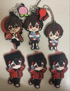 カラフルピーチラバーチャームゆあんくん