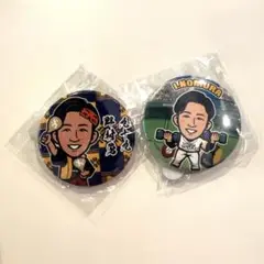 野村勇 缶バッチ 2個セット