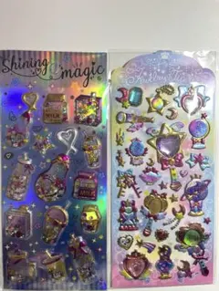 シャカシャカシール 立体シール プリンセス プリキュア ステッキシール