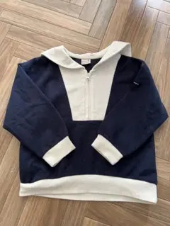 petit main セーラー襟トレーナー