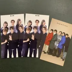 美少年　集合　↔︎ King & Prince 集合 厚紙カード　3枚