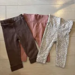 futafuta h&m レギンス　3組セット　6-9month